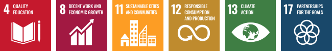 4.quality-education, 8.decent-work-and-economic-growth, 11.sustainable-cities-and-communities, 12.responsible-consumption-and-production, 13.climate-action, 17.partnerships-for-the-goals